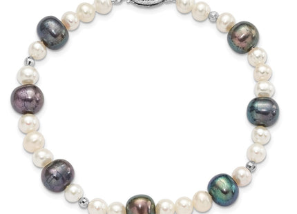 14k White Gold Bracelets Style XF439 - Classique Jewelry Inc.