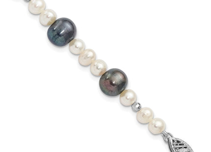 14k White Gold Bracelets Style XF439 - Classique Jewelry Inc.
