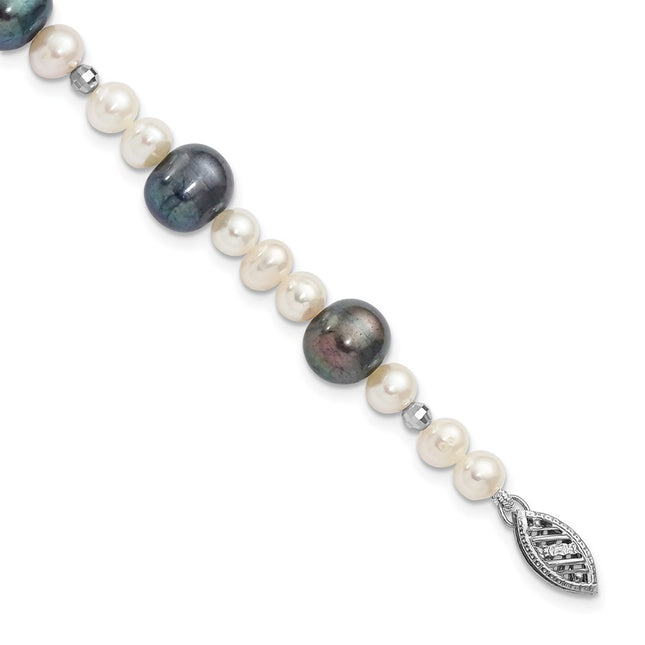 14k White Gold Bracelets Style XF439 - Classique Jewelry Inc.