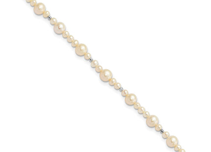 14k White Gold Bracelets Style XF440 - Classique Jewelry Inc.