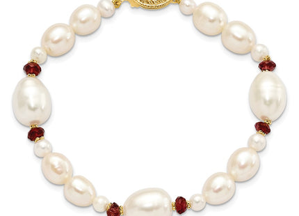 14k Yellow Gold Bracelets Style XF444 - Classique Jewelry Inc.