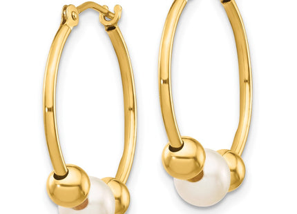 14k Yellow Gold Earrings Style XF446E - Classique Jewelry Inc.
