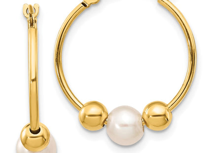 14k Yellow Gold Earrings Style XF446E - Classique Jewelry Inc.