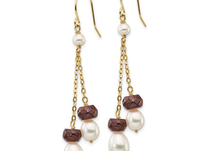 14k Yellow Gold Earrings Style XF448E - Classique Jewelry Inc.