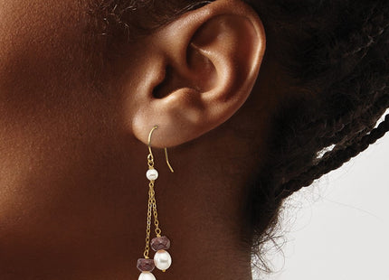 14k Yellow Gold Earrings Style XF448E - Classique Jewelry Inc.