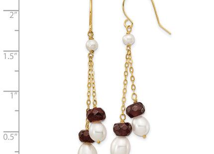 14k Yellow Gold Earrings Style XF448E - Classique Jewelry Inc.