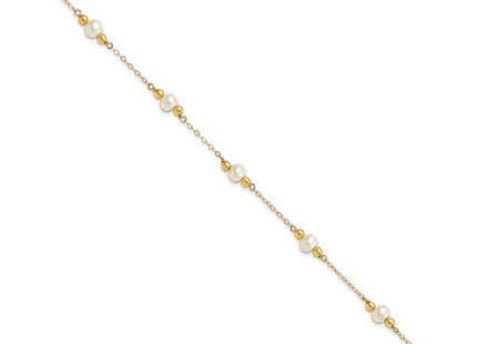 14k Yellow Gold Bracelets Style XF449 - Classique Jewelry Inc.