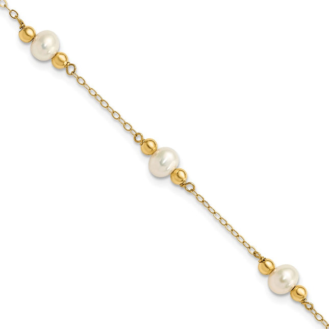 14k Yellow Gold Bracelets Style XF449 - Classique Jewelry Inc.