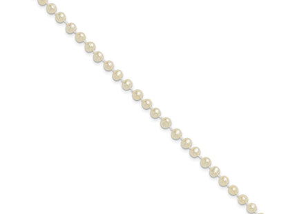 14K gold pearl bracelet, alternate view
