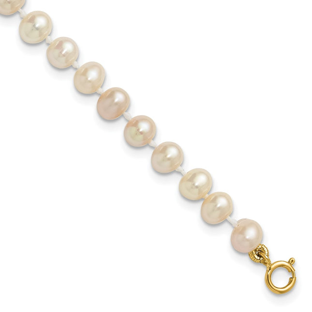 14k Yellow Gold Bracelets Style XF451 - Classique Jewelry Inc.