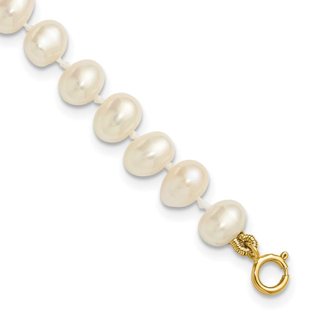 14k Yellow Gold Bracelets Style XF452 - Classique Jewelry Inc.