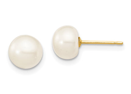 14k Yellow Gold Earrings Style XF454SET - Classique Jewelry Inc.