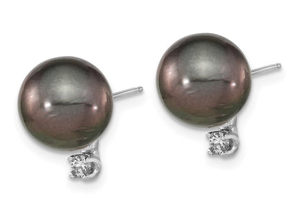 14k White Gold Earrings Style XF458E - Classique Jewelry Inc.