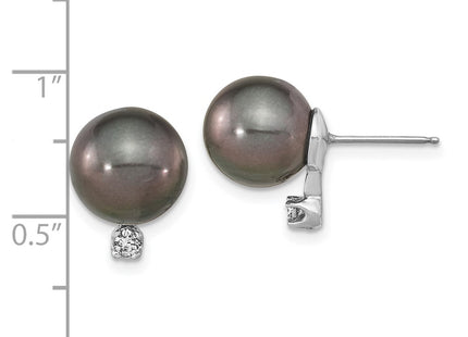 14k White Gold Earrings Style XF458E - Classique Jewelry Inc.