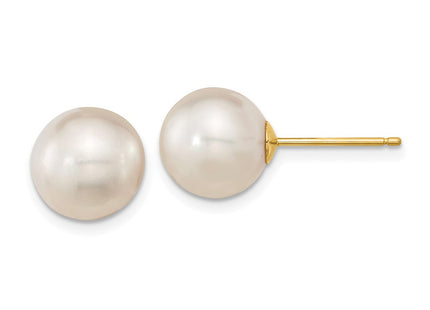 14k Yellow Gold Earrings Style XF469E - Classique Jewelry Inc.