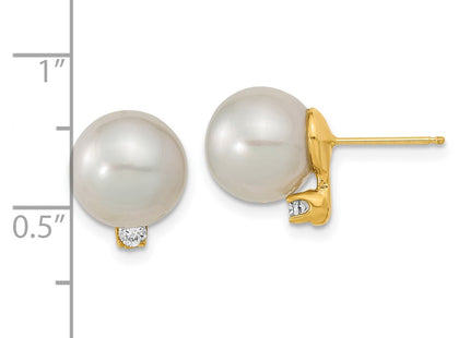 14k Yellow Gold Earrings Style XF470E - Classique Jewelry Inc.