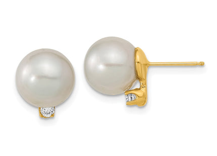 14k Yellow Gold Earrings Style XF470E - Classique Jewelry Inc.