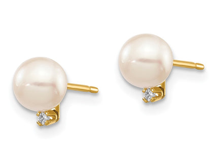 14k Yellow Gold Earrings Style XF472E - Classique Jewelry Inc.