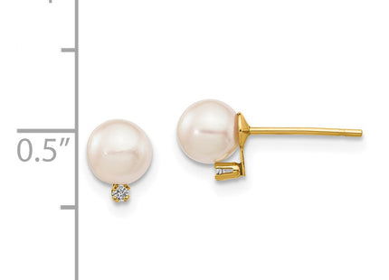 14k Yellow Gold Earrings Style XF472E - Classique Jewelry Inc.