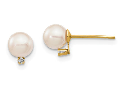 14k Yellow Gold Earrings Style XF472E - Classique Jewelry Inc.