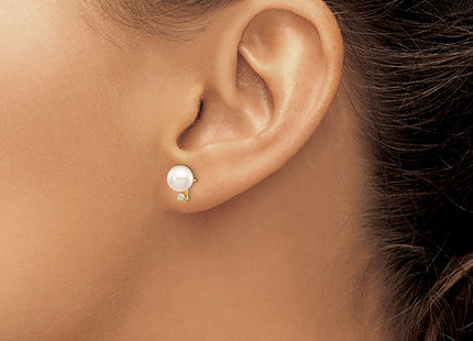 14k Yellow Gold Earrings Style XF474E - Classique Jewelry Inc.
