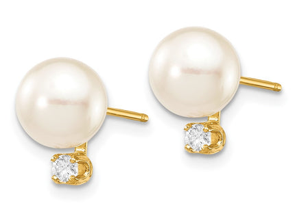14k Yellow Gold Earrings Style XF475E - Classique Jewelry Inc.