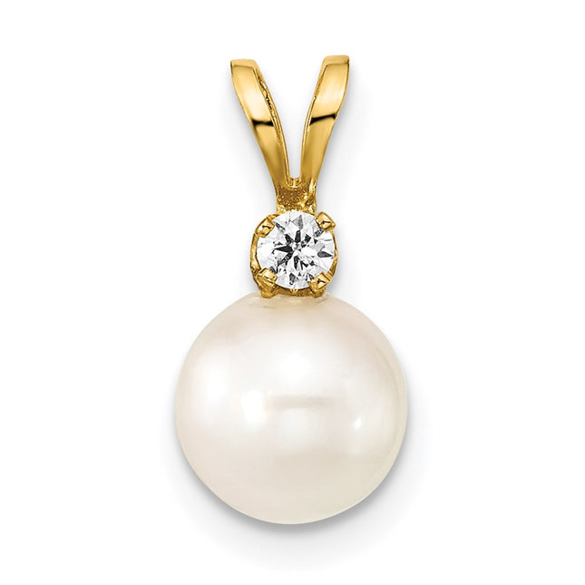 14k Yellow Gold Pendants Style XF476 - Classique Jewelry Inc.