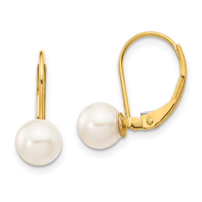 14k Yellow Gold Earrings Style XF480E - Classique Jewelry Inc.