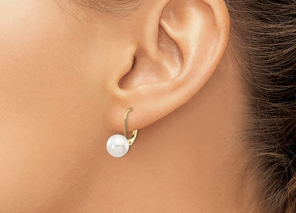 14k Yellow Gold Earrings Style XF482E - Classique Jewelry Inc.
