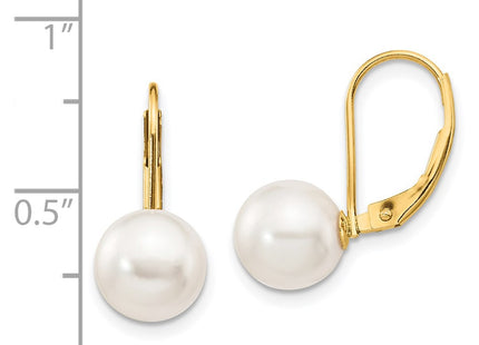 14k Yellow Gold Earrings Style XF482E - Classique Jewelry Inc.