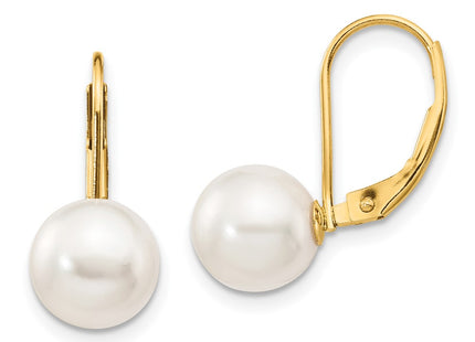 14k Yellow Gold Earrings Style XF482E - Classique Jewelry Inc.