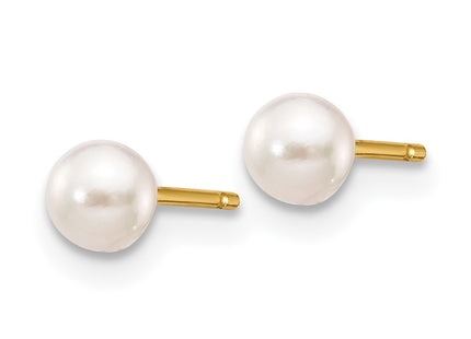 14k Yellow Gold Earrings Style XF490E - Classique Jewelry Inc.