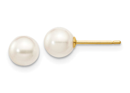 14k Yellow Gold Earrings Style XF492E - Classique Jewelry Inc.