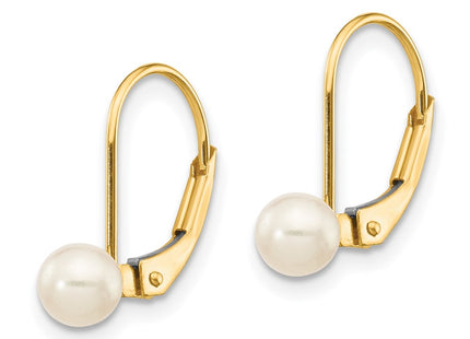 14k Yellow Gold Earrings Style XF495E - Classique Jewelry Inc.