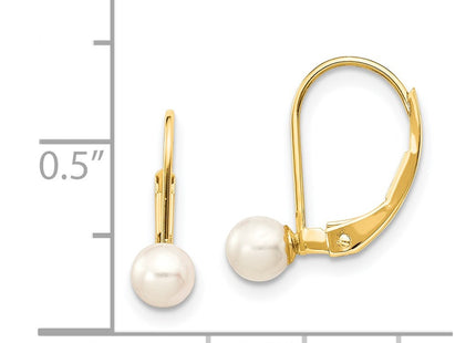 14k Yellow Gold Earrings Style XF495E - Classique Jewelry Inc.