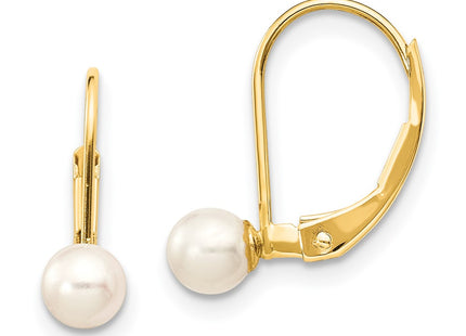 14k Yellow Gold Earrings Style XF495E - Classique Jewelry Inc.