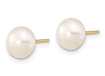 14k Yellow Gold Earrings Style XF497WSET - Classique Jewelry Inc.