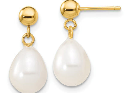 14k Yellow Gold Earrings Style XF499SET - Classique Jewelry Inc.