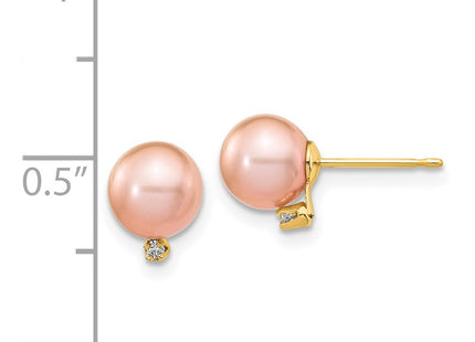 14k Yellow Gold Earrings Style XF511E - Classique Jewelry Inc.