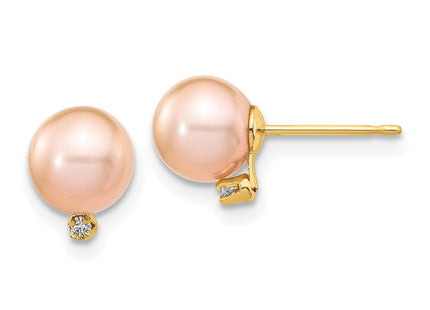 14k Yellow Gold Earrings Style XF511E - Classique Jewelry Inc.