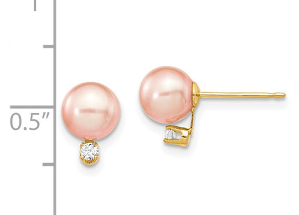 14k Yellow Gold Earrings Style XF512E - Classique Jewelry Inc.