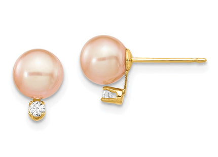 14k Yellow Gold Earrings Style XF512E - Classique Jewelry Inc.