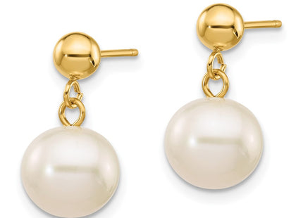 14k Yellow Gold Earrings Style XF570 - Classique Jewelry Inc.