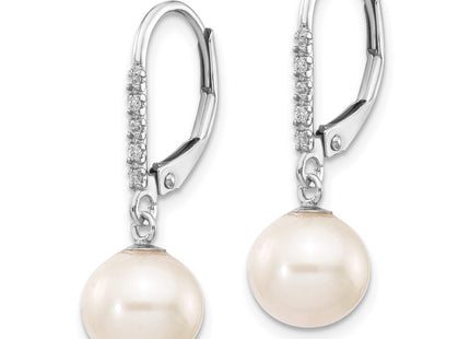 14k White Gold Earrings Style XF571 - Classique Jewelry Inc.