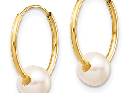 14k Yellow Gold Earrings Style XF590EW - Classique Jewelry Inc.