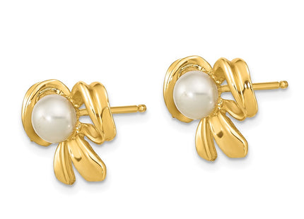 14k Yellow Gold Earrings Style XF604E - Classique Jewelry Inc.