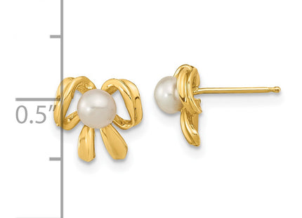 14k Yellow Gold Earrings Style XF604E - Classique Jewelry Inc.