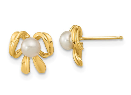 14k Yellow Gold Earrings Style XF604E - Classique Jewelry Inc.