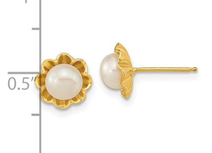 14k Yellow Gold Earrings Style XF614E - Classique Jewelry Inc.