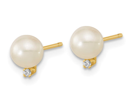 14k Yellow Gold Earrings Style XF620E - Classique Jewelry Inc.